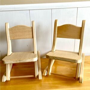 Handcrafted Mini Wooden Chairs
